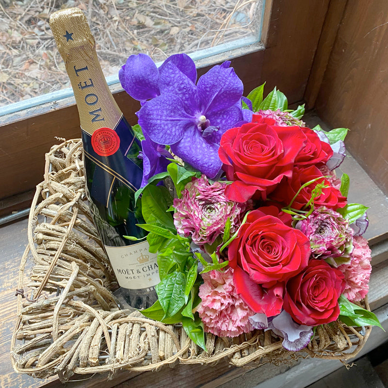 モエ 還暦祝い 花